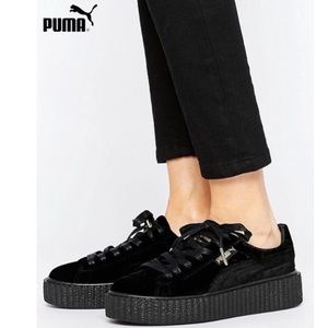 Puma Fenty Creepers - Black Velvet